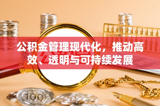 泰宁公积金管理现代化，推动高效、透明与可持续发展
