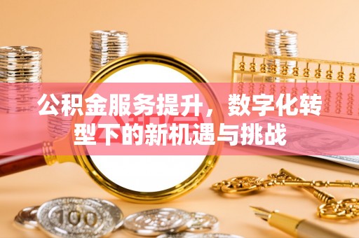 泰宁公积金服务提升，数字化转型下的新机遇与挑战