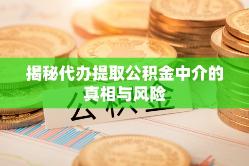 泰宁揭秘代办提取公积金中介的真相与风险