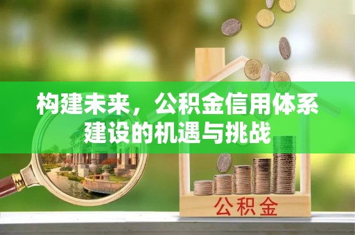 泰宁构建未来，公积金信用体系建设的机遇与挑战