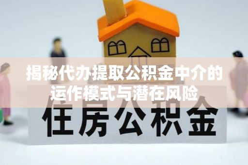 泰宁揭秘代办提取公积金中介的运作模式与潜在风险