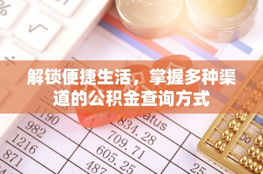 泰宁解锁便捷生活，掌握多种渠道的公积金查询方式