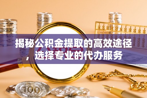 泰宁揭秘公积金提取的高效途径，选择专业的代办服务