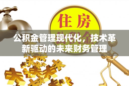泰宁公积金管理现代化，技术革新驱动的未来财务管理