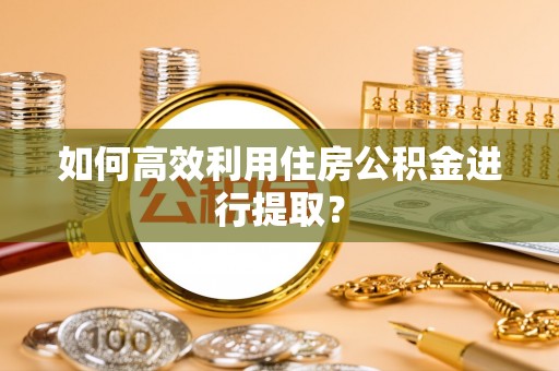 泰宁如何高效利用住房公积金进行提取？